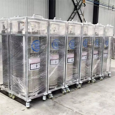 Химический криогенный цилиндр 195l дюара с рамкой для Lar Lco2 Lo2 Ln2