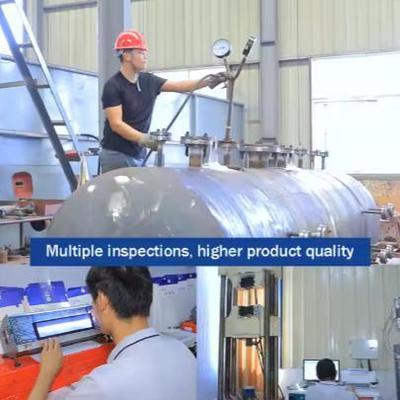 Вертикальный криогенный резервуар объемом 20 м3, давление 1,6 МПа