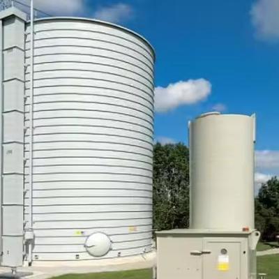 10м3 Вертикальный криогенный резервуар для хранения жидкого кислорода 1,6 МПа 304 из нержавеющей стали