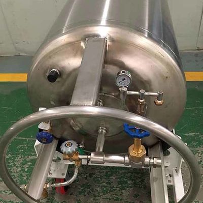 дюар здания давления танка жидкого азота 164-500L 210 литров