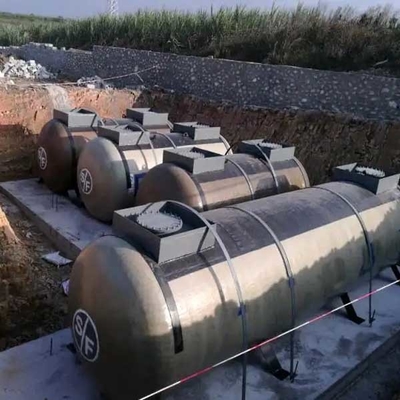 пластмасса стеклоткани FRP бака для хранения 70m3 SF топлива 100cbm